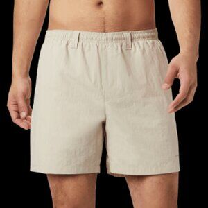 Columbia NWT Men's XXL Back cast Water Trunks UPF 30 Beige W/pockets Shorts XXL